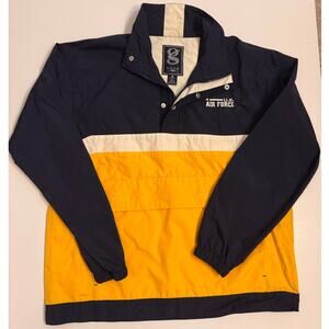 Vtg Gear for Sports Air Force Windbreaker Men's Size M 100% Nylon Pullover